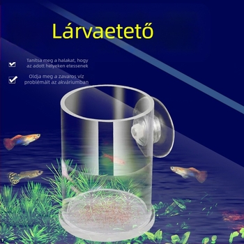 AC-FISH akril akváriumi etető alsó hálóval brine shrimp lárvákhoz – automata etetés