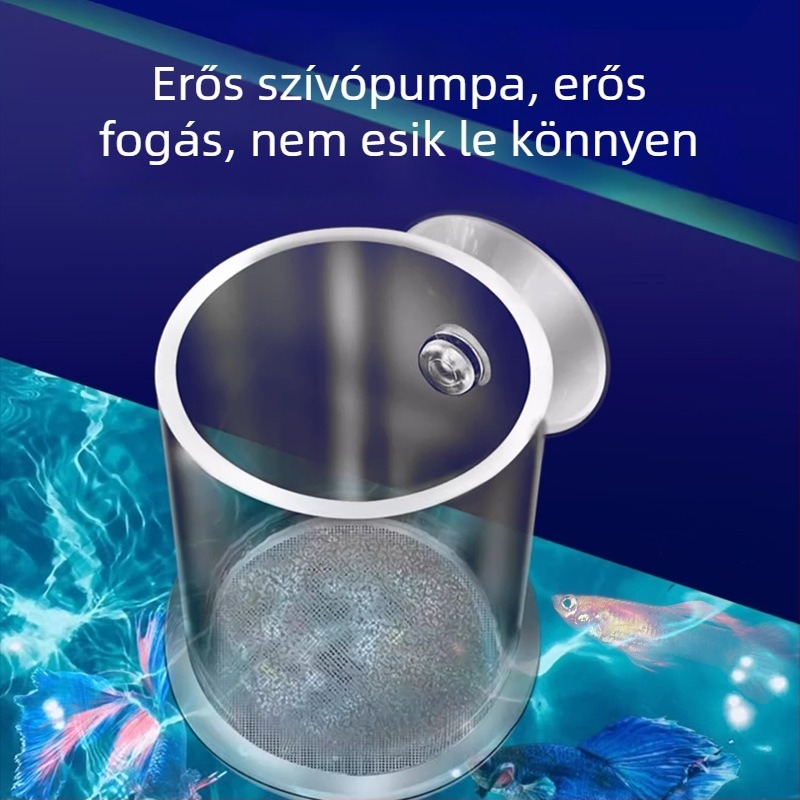 AC-FISH akril akváriumi etető alsó hálóval brine shrimp lárvákhoz – automata etetés