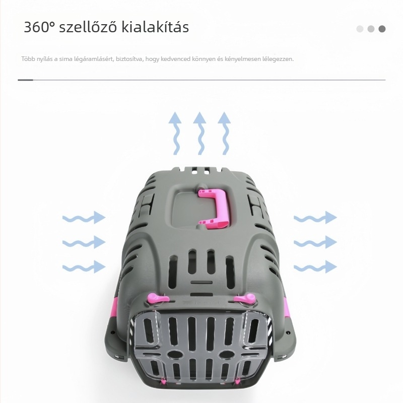 Szilárd héjú szállító táska háziállatok számára repülőútra, kutyáknak és macskáknak, PP+ABS, Bic márka, származás Xingtai, Hebei