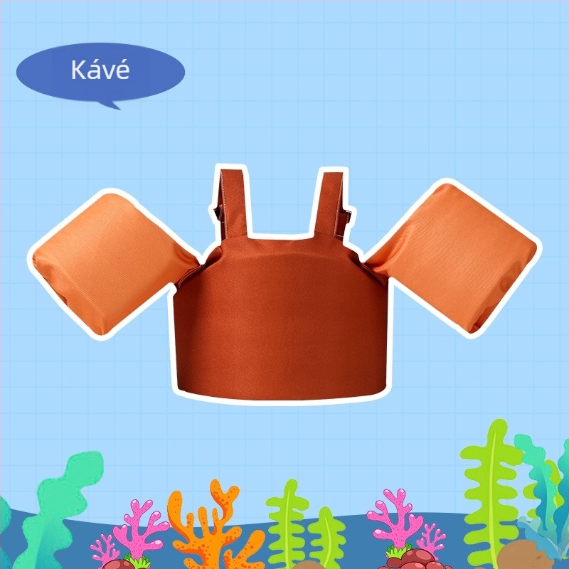 Gyerekeknek szóló úszó készlet kézgyűrűkkel és úszó mellénnyel – nyomtatott minta, kiváló pontosságú twill és úszó pamut