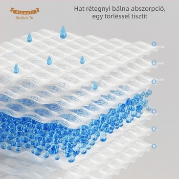 Baba több rétegű gézzel készült négyzet alakú arckendő, 32 szál, 25 g, nedvességfelszívás 0–5 s