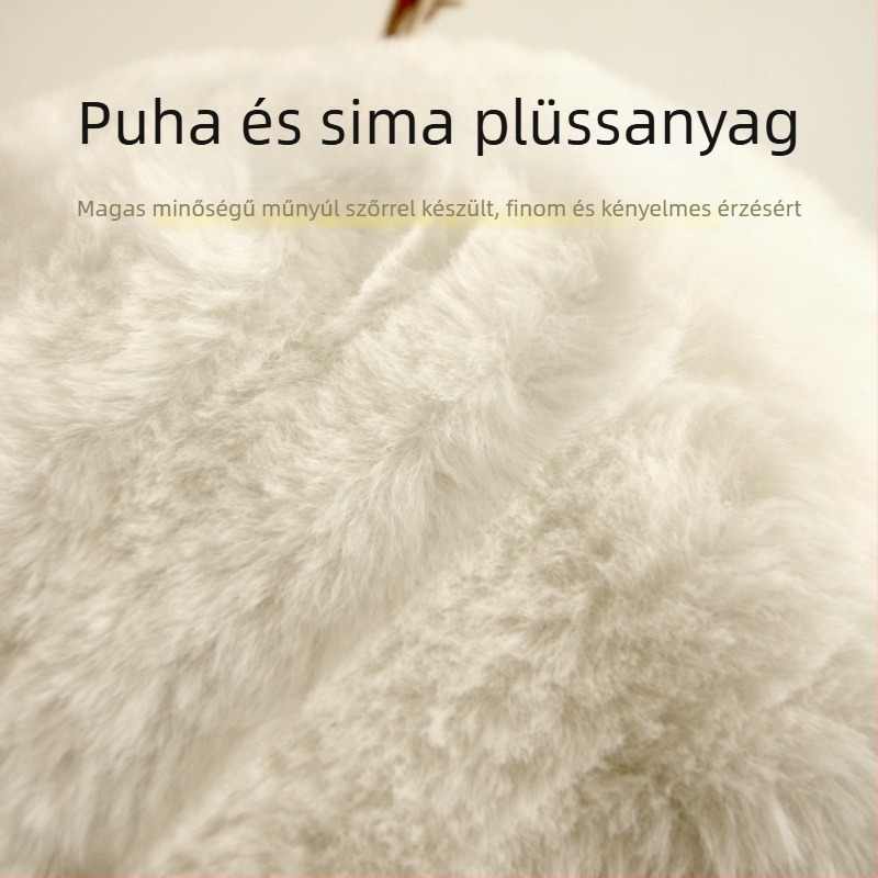 Pamutból készült hörcsögfészek, plüss ház alakú téli melegfészek
