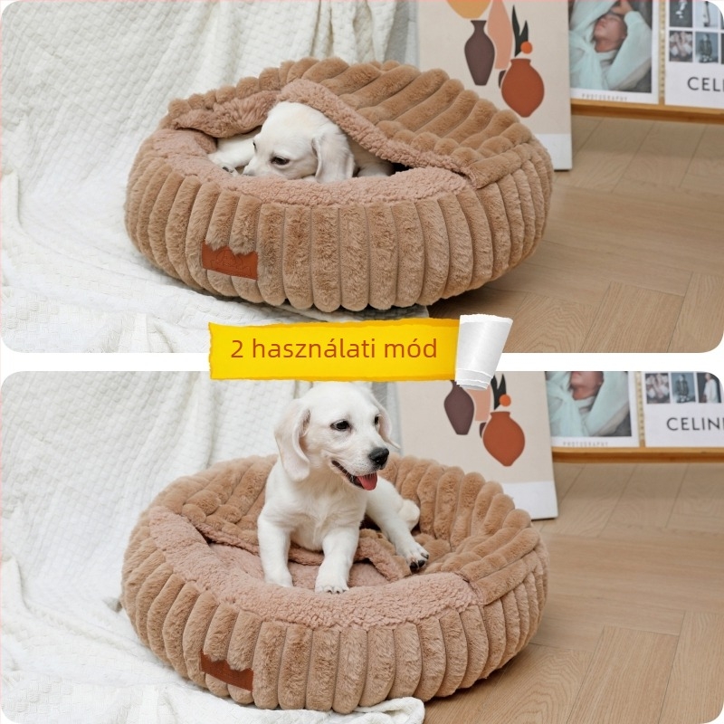 Plüss kutyafészek – puha téli meleg fekhely, márka Little Lazy Dog