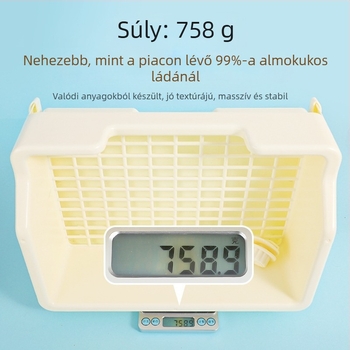 Nyuszi-specifikus nagy vizelet-tálca ketrecekhez, műanyag, Weibi márka, cikkszám T187003, háziállat-odú, eredet Shanghai