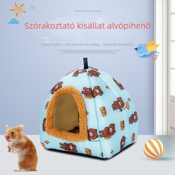 Saint Lydy textil macskafészek — meleg, háziállat odú és ketrec