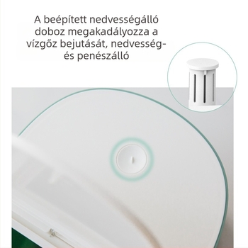 Meifu kutya- és macska élelmiszer-tároló tartály, PP, 6 kg kapacitás, lezárt fedél