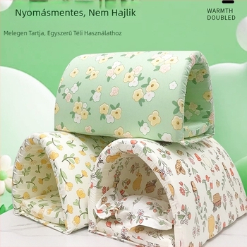 Nyuszi fészek vastag meleg pamut alagút – aranyos nyomtatás, anyag: selyemvirág, fészek háziállatoknak