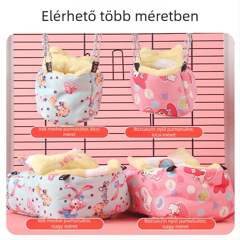 Hámester odú meleg pamut rostokból - Weibi, őszi-téli, hámster számára
