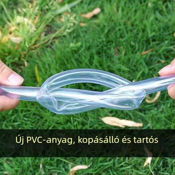 PVC vízszintes cső akváriumhoz, átlátszó vastagított kialakítás, aeráció, CE-tanúsítvánnyal