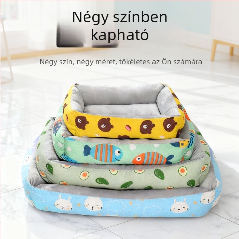 Téli meleg macska- és kutyáknak való kennel-ág és matrac, minden évszakra alkalmas, vastagabb, kis-, közepes és nagytestű kutyáknak