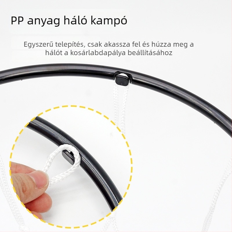 Fali mini kosárlabda tábla gyermekeknek, beltéri és kültéri használatra, ABS anyag, 30 cm átmérőjű kosárgyűrű