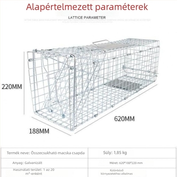 Összecsukható macska ketrec, vászon konstrukció, macskáknak