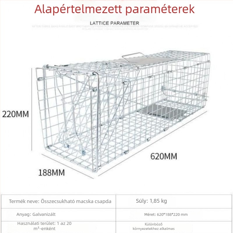 Összecsukható macska ketrec, vászon konstrukció, macskáknak