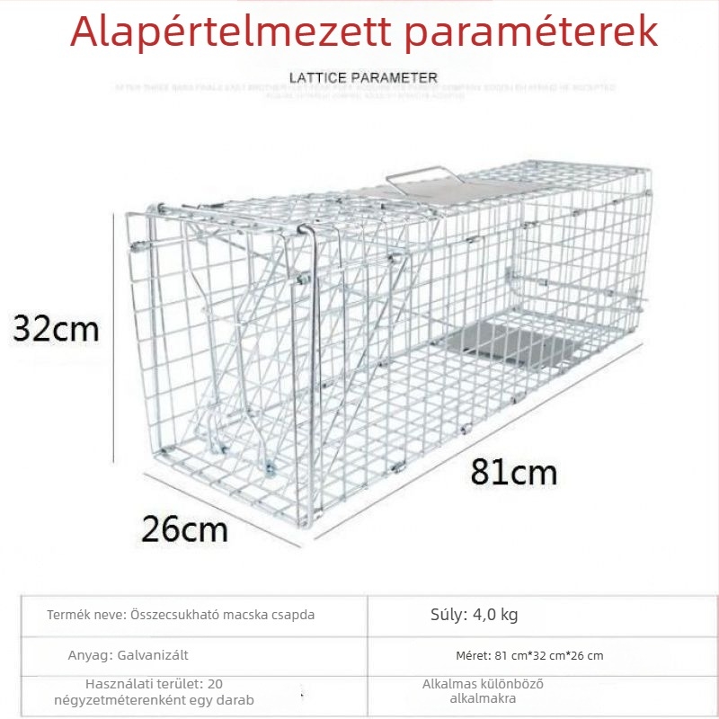 Összecsukható macska ketrec, vászon konstrukció, macskáknak