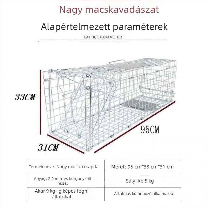 Összecsukható macska ketrec, vászon konstrukció, macskáknak