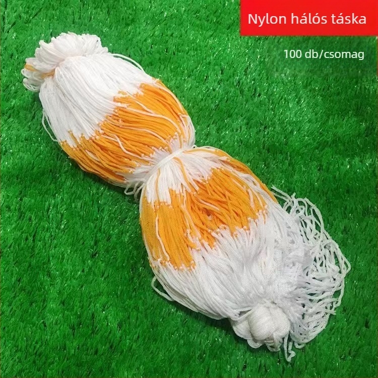 Nylon labda háló táska – egy labdához, kosárlabda, futball és röplabda számára, Bolun Sports, testre szabható