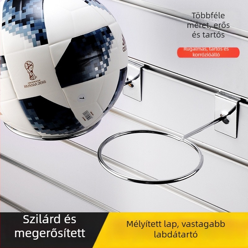 Lijian Vasból készült labda kiállítóállvány, egylábas kampóval, modern minimalist dizájn, 5 kg teherbírás