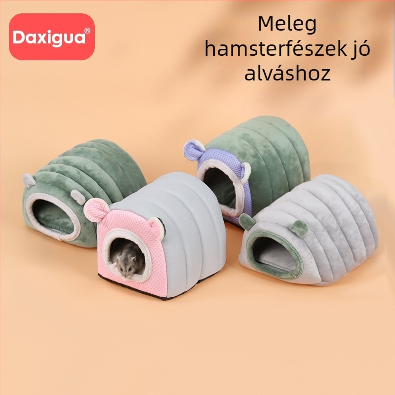 Hamster pamutfészek — textilfészek tavaszra, őszre és télre