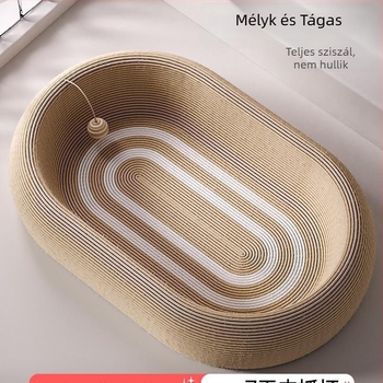 Macska karmolótábla integrált odúval; Egyszerű stílus; Doboz mennyiség: 1 db; Anyag: Egyéb