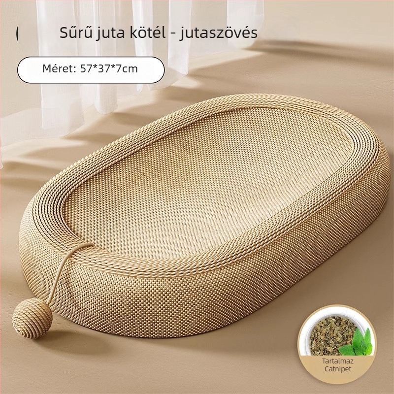Macska karmolótábla integrált odúval; Egyszerű stílus; Doboz mennyiség: 1 db; Anyag: Egyéb
