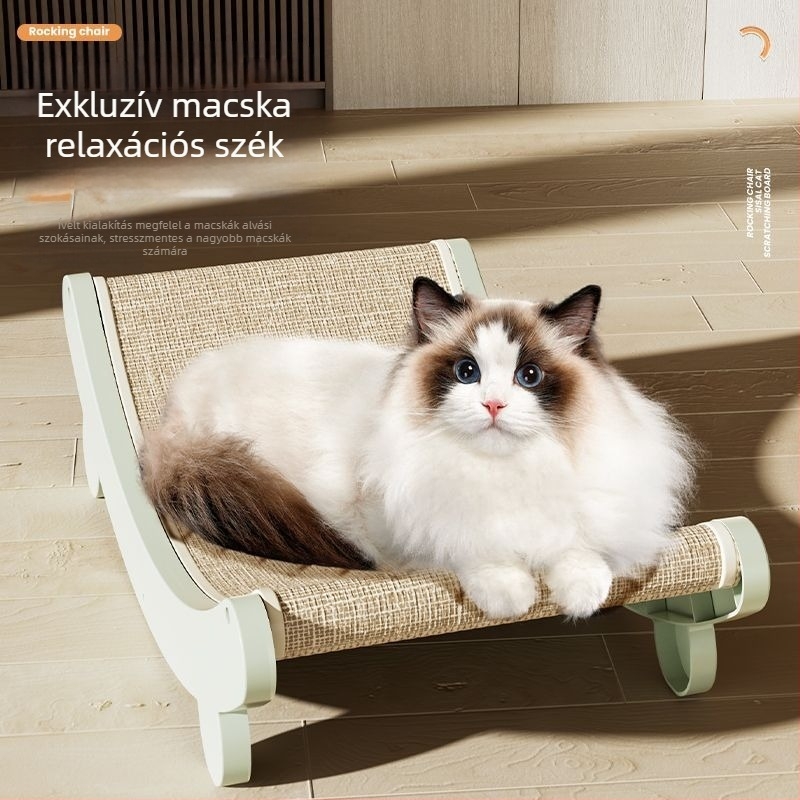 Macska karmolódeszka fészek — kopásálló, karcolásálló, szálmentes, kanapévédelmi