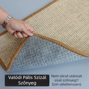 Szizál macska karmolás matrac – kopásálló, szálmentes felület, egyszerű dizájn, vertikális rögzítés a kanapéhoz