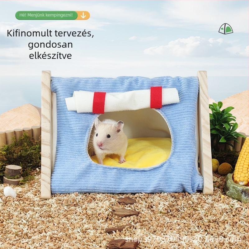 Textil hörcsögfészek, egész éves használatra — MOOI skills