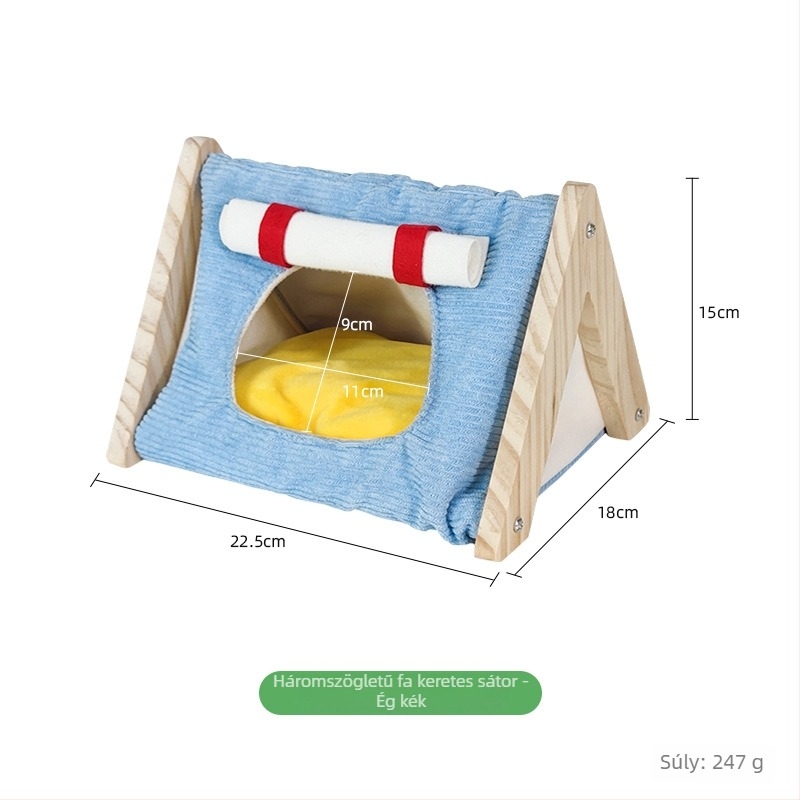 Textil hörcsögfészek, egész éves használatra — MOOI skills