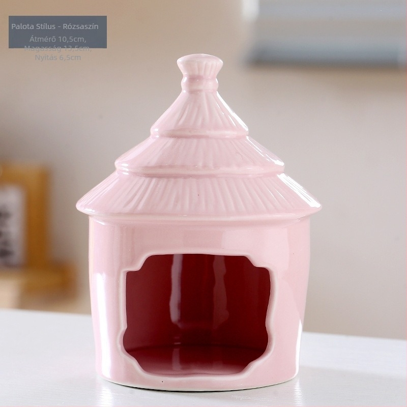 Kerámiából készült hörcsög alvófészek, Baimao Ceramics, hörcsögöknek, nyári hűtés