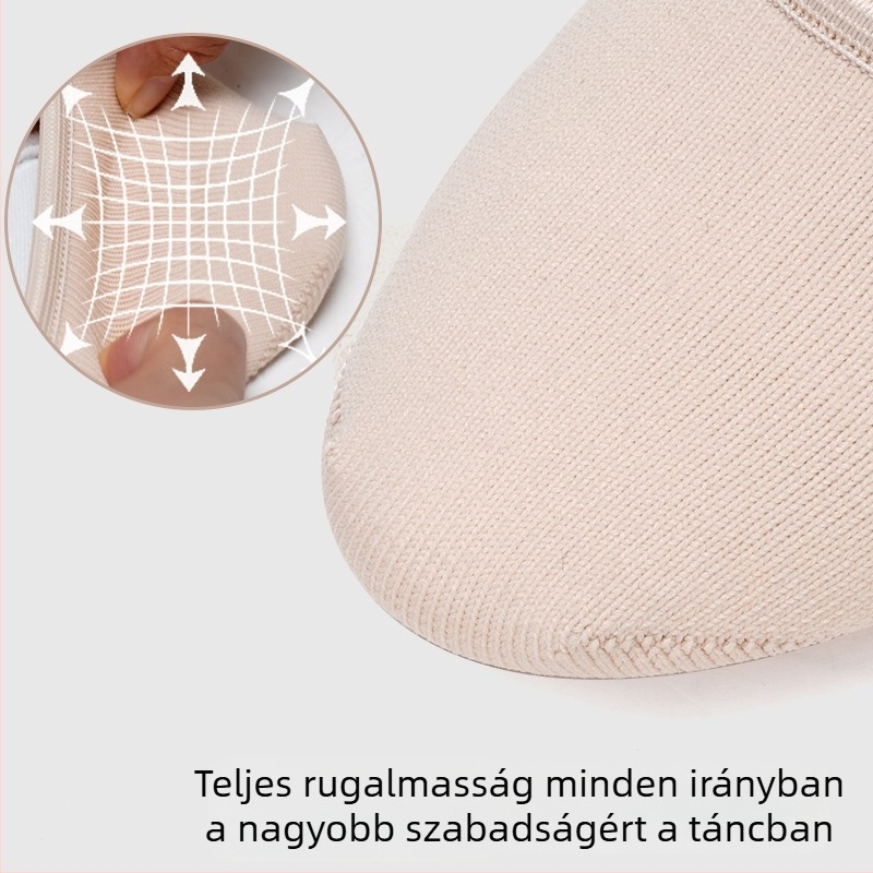 Sansha tánccipő edzéshez, rugalmas háló, puha talp, uniszex felnőtteknek, bőrtalp, légáteresztő