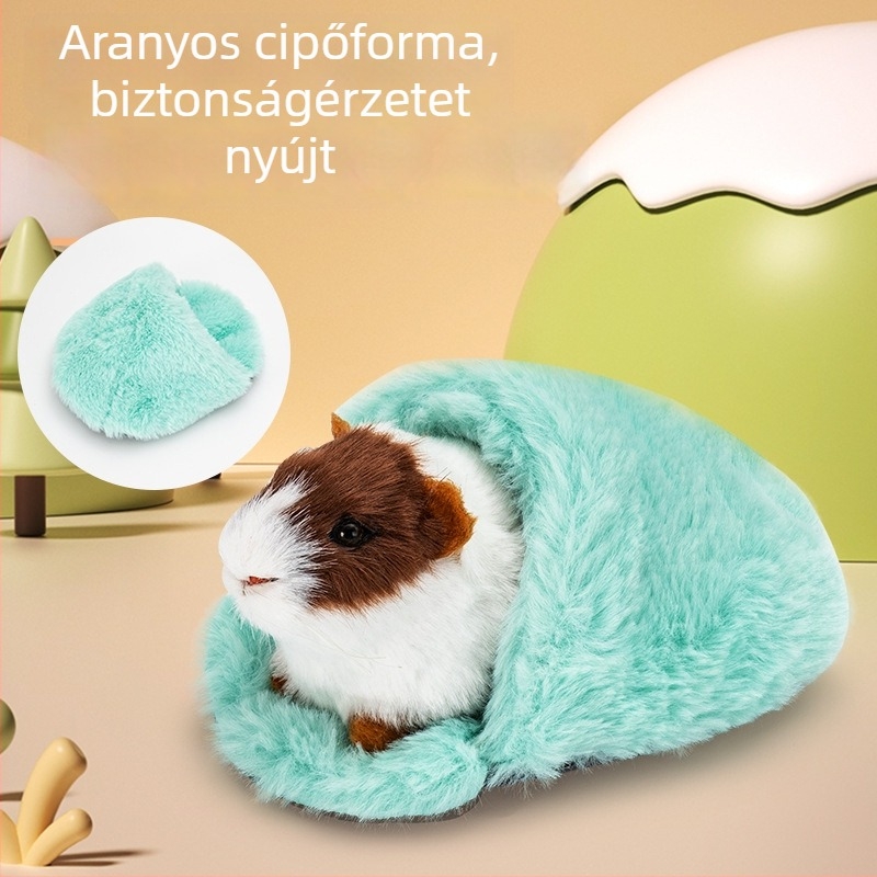 Hamster odú matrac, ovális poliészter, melegen tartó, beltéri használatra