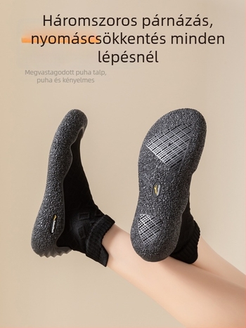 Uniszex jóga cipő Arch Cloud támogatással, könnyű hálós felsőrész, gumitalp, ütéscsillapítás
