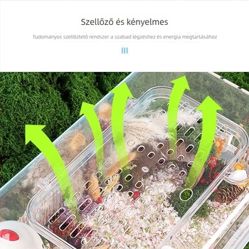 Plasztikából készült hamsterketrec, rágásbiztonságos