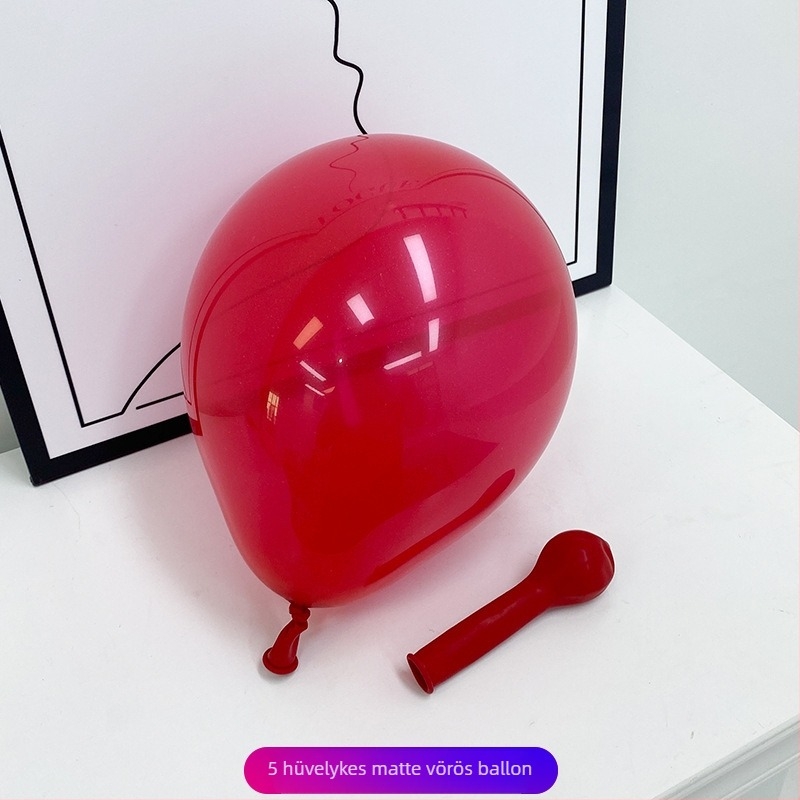 Latex lufik, matt felület, kerek alak — Márka Jinyao; Anyag: latex; Lufi típusa: latex lufi