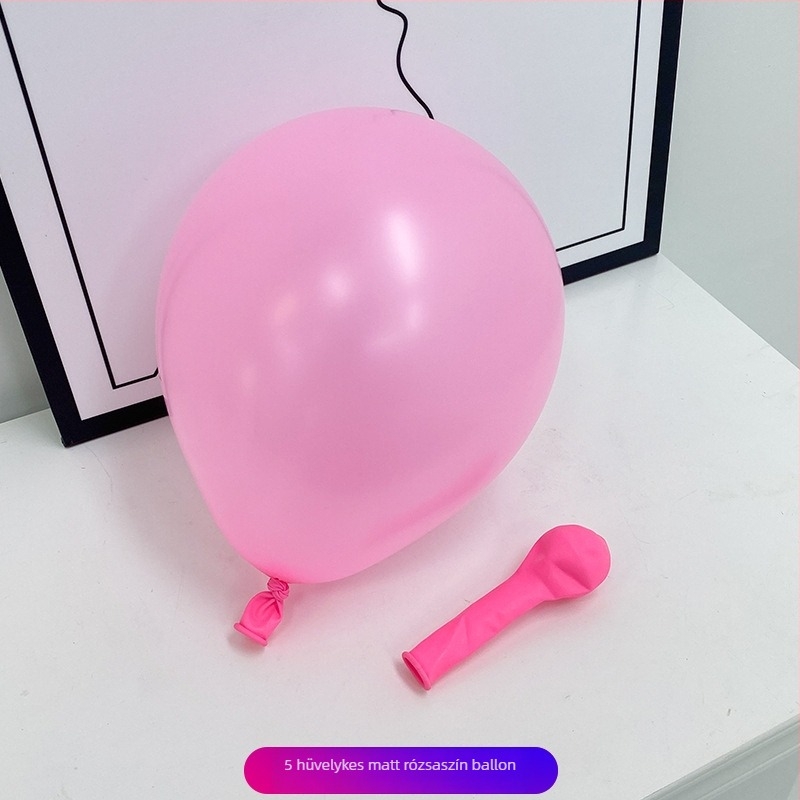 Latex lufik, matt felület, kerek alak — Márka Jinyao; Anyag: latex; Lufi típusa: latex lufi