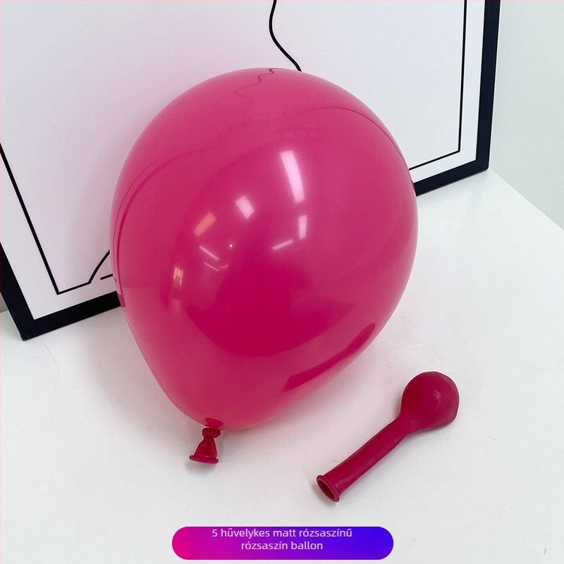 Latex lufik, matt felület, kerek alak — Márka Jinyao; Anyag: latex; Lufi típusa: latex lufi