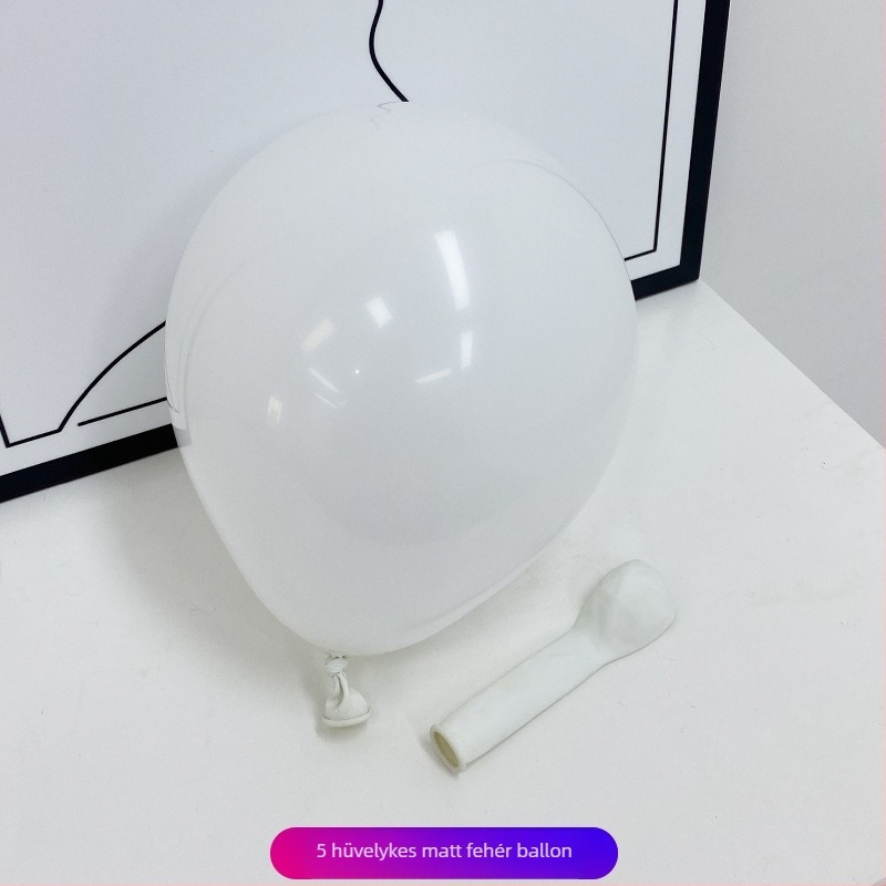 Latex lufik, matt felület, kerek alak — Márka Jinyao; Anyag: latex; Lufi típusa: latex lufi