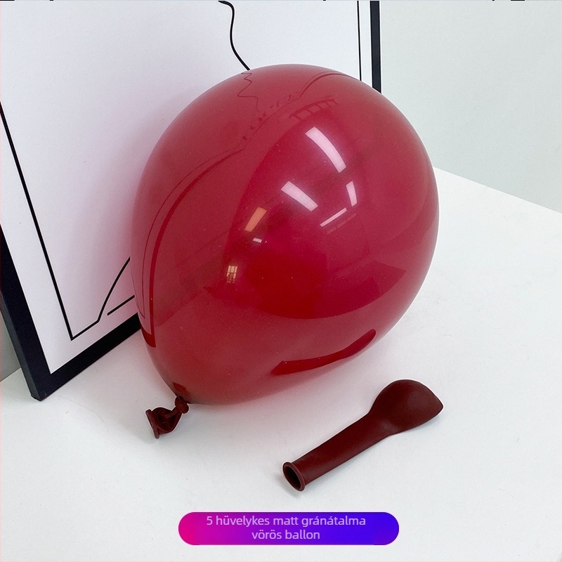 Latex lufik, matt felület, kerek alak — Márka Jinyao; Anyag: latex; Lufi típusa: latex lufi