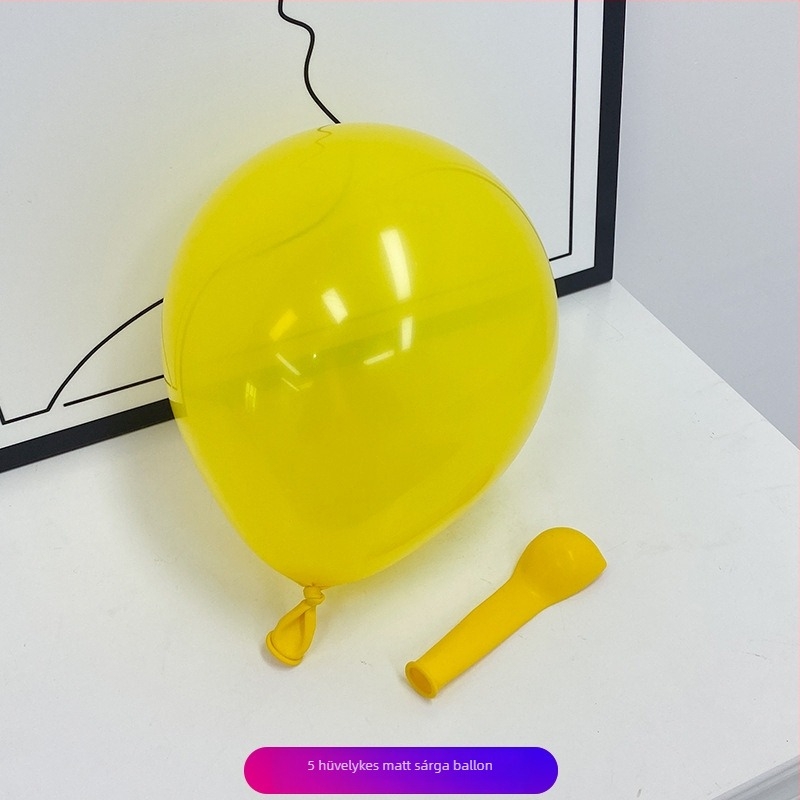 Latex lufik, matt felület, kerek alak — Márka Jinyao; Anyag: latex; Lufi típusa: latex lufi