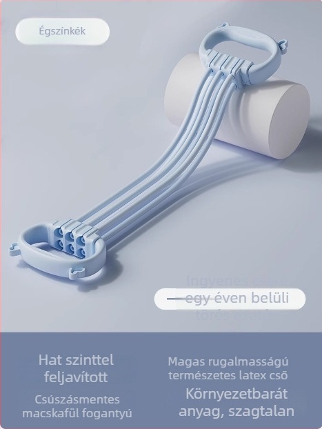 ILOOVE 6-szintű állítható ellenállás szalag, 8-as alakú (Figure-8), hatszálas szerkezet, PPE anyag