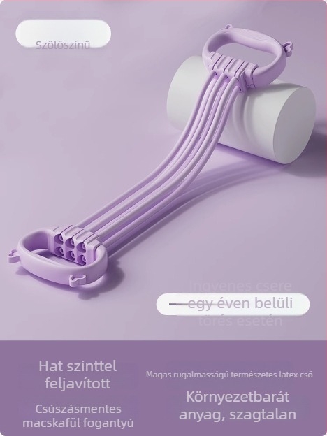 ILOOVE 6-szintű állítható ellenállás szalag, 8-as alakú (Figure-8), hatszálas szerkezet, PPE anyag