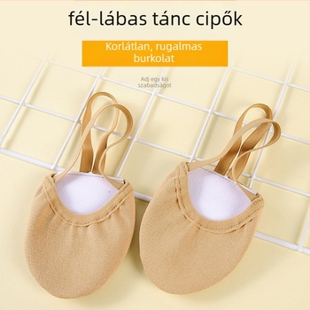 Si tang gyermek tánccipő, Lycra felső rész, bőr talp, uniszex, egyensúlyért és könnyedségért