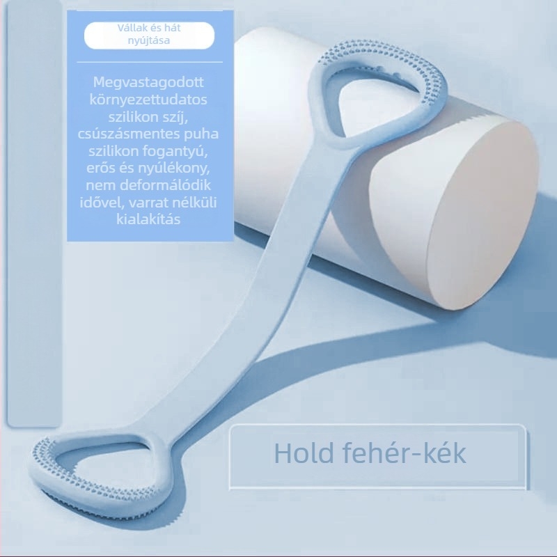 Ellenállás-szalag nyolcszög alakú feszítővel hát- és vállnyújtáshoz, jóga és fitnesz, TPR anyagból