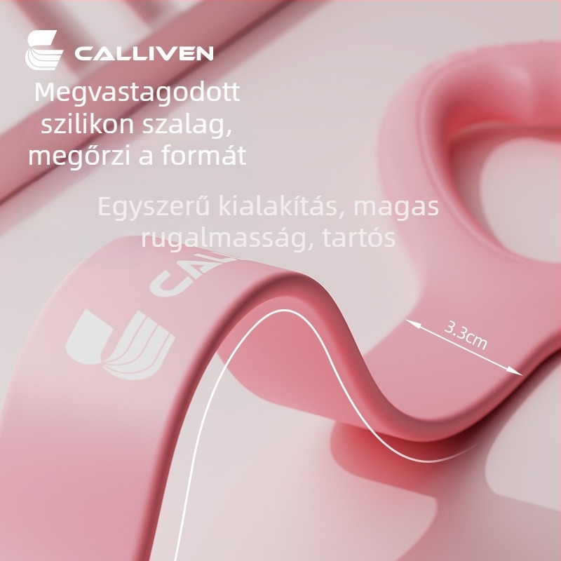 8-formájú szilikon hát-edző húzóeszköz – otthoni fitnesz és nyújtás