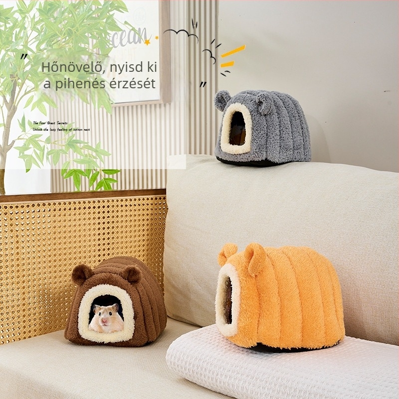 Hamster pamutfészek – textil kivitel, Beibei Pets, hamstereknek