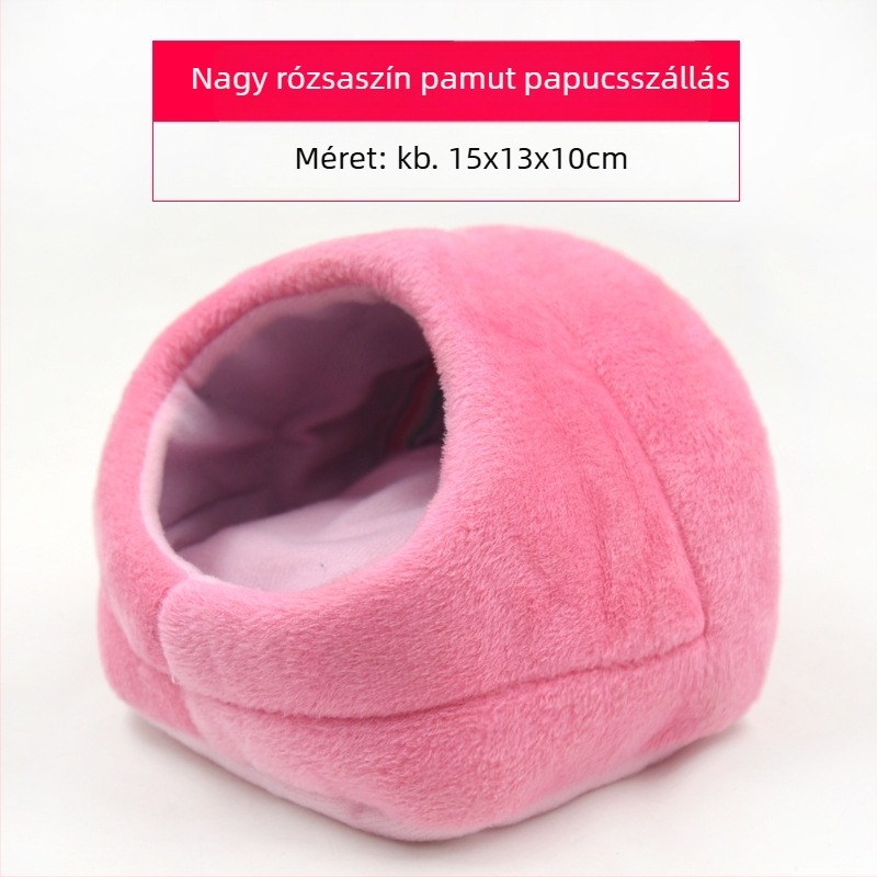 Meleg pamut fészek hörcsögöknek — pamut anyag; számára hörcsögök; importálás nélkül