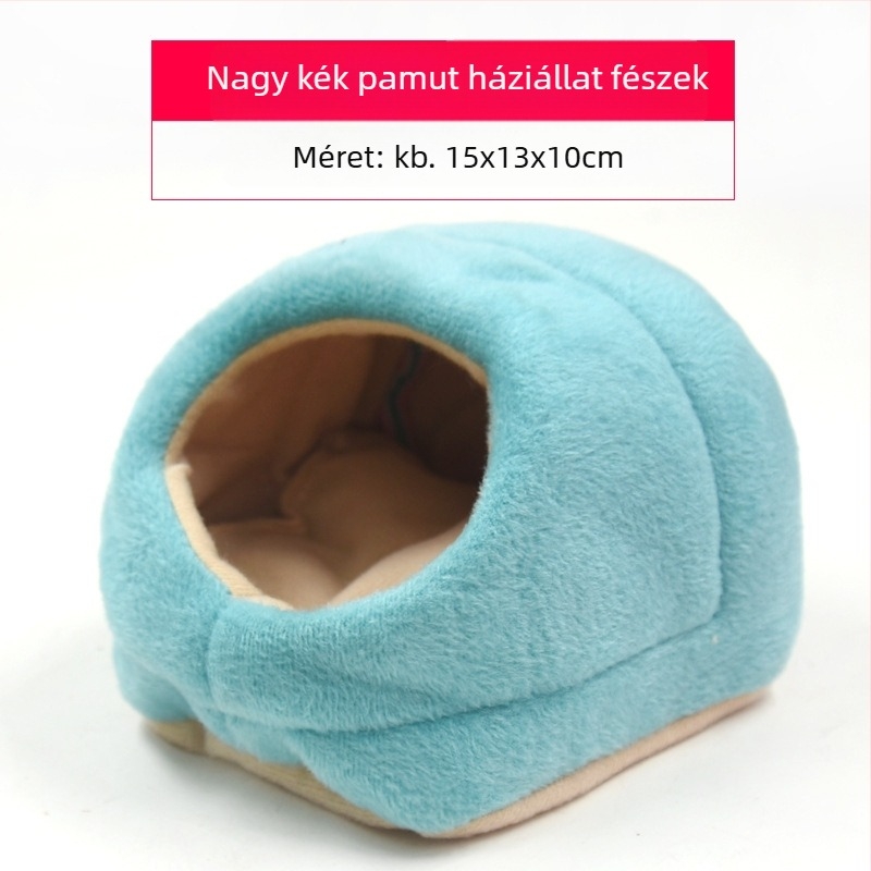 Meleg pamut fészek hörcsögöknek — pamut anyag; számára hörcsögök; importálás nélkül