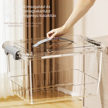 Átlátszó PP tároló doboz, kézi használat, snap-zárás, JLSD01/02/03/04