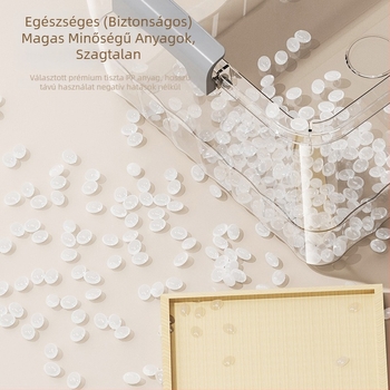 Átlátszó PP tároló doboz, kézi használat, snap-zárás, JLSD01/02/03/04