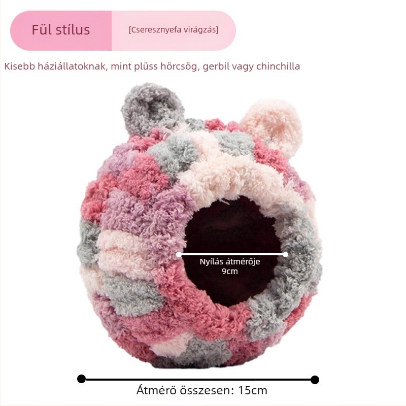 Textil madárfészek papagájok és kis madarak számára, téli meleg fészek, függő a kalitkába, szaporításra alkalmas